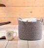 Brown Polypropylene 52 Ltr (1Pc) Storage Basket