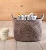 Brown Polypropylene 52 Ltr (3Pcs) Storage Basket