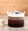 Brown Polypropylene 52 Ltr (3Pcs) Storage Basket