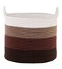 Brown Polypropylene 52 Ltr (3Pcs) Storage Basket