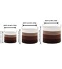 Brown Polypropylene 52 Ltr (3Pcs) Storage Basket