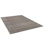 Brown Abstract Polypropylene 4 ft x 6 ft Machine Made Carpet