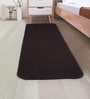 Brown Polypropylene Solid 6 X 2 Feet Bedside Runner