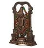 Brown Polyresin and Bronze Tirupati Balaji Idol
