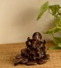 Lord Ganesha Brown Metal Idol