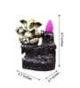 Golden Lord Ganesha Decorative Showpiece with 10 free Smoke Backflow Scented Cone Incenses