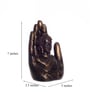 Lord Buddha Brown Polyresin Idol