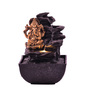 Brown Polystone Great God Ganesha Water Fountain
