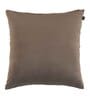 Brown Polyviscose Abstract 16x16 inches Cushion Cover