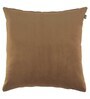 Brown Geometric Poly Viscose 16 x 16 Inches Cushion Covers (Set of 2)