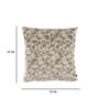 Brown Polyviscose Geometric 16x16 inches Cushion Cover