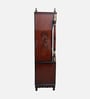 Brown Prarthika Teak Wooden Mandir