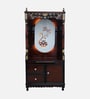 Brown Prarthika Teak Wooden Mandir