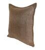 Brown Solid Jute 16 x 16 Inches Cushion Covers (Set of 5)