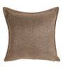 Brown Solid Jute 18 x 18 Inches Cushion Covers (Set of 2)
