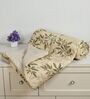 Brown Printed Microfiber Reversible 180 GSM Double Bed AC Comforter