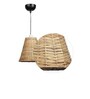 Lauren Brown Natural Fiber Hanging Light