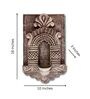 Brown Rajasthani Jharokha Wall Art Decor