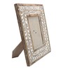 Brown Rectangular Palermo Traditional Mango Wood Table Photo Frame