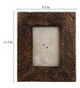 Brown Rectangular Venice Traditional Mango Wood Table Photo Frame