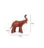 Brown Regzine Elephant Set Of 2 Figurine