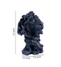 Brown Resin Premium Lion Face Figurine