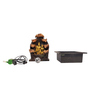 Brown Resin Shiv, Parvati And Ganesh Indoor Water Fountain