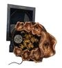 Brown Resin Shiv, Parvati And Ganesh Indoor Water Fountain