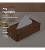 Brown Resin Tissue Holder