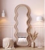 Brown Ripple Edge Floor Mirror (160 x 60) CM