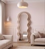 Brown Ripple Edge Floor Mirror (170 x 70) CM