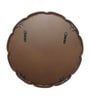 Brown Round Metal Wall Hanging Mirror