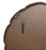 Brown Round Metal Wall Hanging Mirror