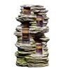Brown 4 Layered Sand Stone Indoor Water Fountain