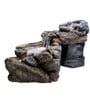 Mountain Stream Brown Sand Stone Indoor Water Fountain