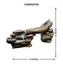 Mountain River Brown Sand Stone Indoor Water Fountain
