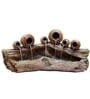 6 Pots Brown Sand Stone Indoor Water Fountain