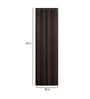 Brown Satin Solid 7FT Light Filtering Eyelet Door Curtains (Pack of 2)
