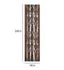 Brown Traditional Polyester 9 Ft Semisheer Eyelet Door Curtains (Set of 2)
