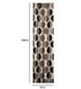Brown Geometric Polyester 9 Ft Semisheer Eyelet Door Curtains (Set of 2)