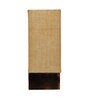 Titan Brown Natural Fiber Shade Table Lamp With Wood Base