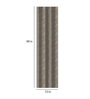 Country Side Brown Sheer Polycotton 7 Feet Eyelet Door Curtain