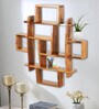 Doboz Antiq Brown Sheesham Wood Wall Shelf
