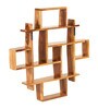 Doboz Antiq Brown Sheesham Wood Wall Shelf