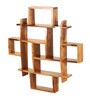 Doboz Antiq Brown Sheesham Wood Wall Shelf
