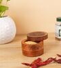 Brown Sheesham Wood Condiment & Spice Box