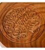 Brown Sheesham Wood Decorative Stand