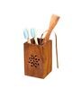 Brown Sheesham Wood Pen Holder