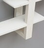 White Sheesham Wood Book Shelf