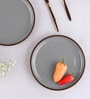 Brown Side Plates Set of 6